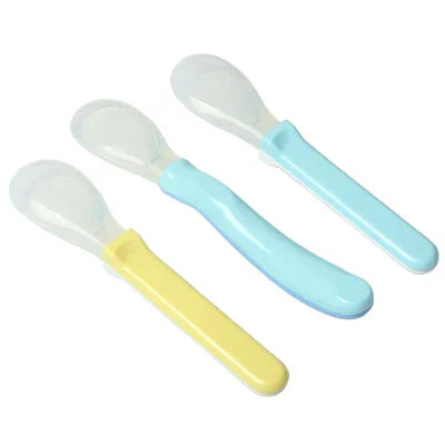 Schöner Silikongel-Löffel für Babys (zufällige Lieferung), 3703