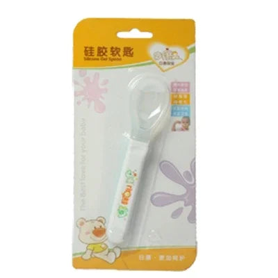 Schöner Silikongel-Löffel für Babys (zufällige Lieferung), 3703