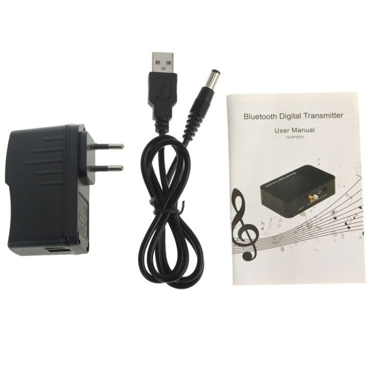TS-BTDF01 Tragbarer Bluetooth 2.1 Digitaler Optischer Koaxial Audio-Sender mit 3,5mm Klinke für Bluetooth Lautsprecher Headset / MP3 / MP4 Player