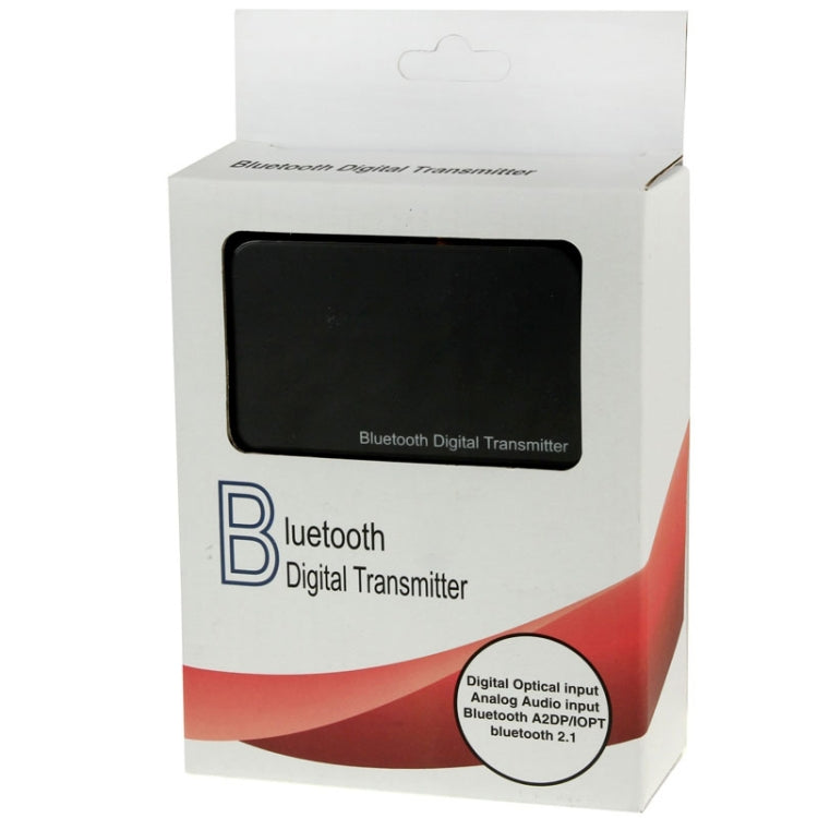 TS-BTDF01 Tragbarer Bluetooth 2.1 Digitaler Optischer Koaxial Audio-Sender mit 3,5mm Klinke für Bluetooth Lautsprecher Headset / MP3 / MP4 Player