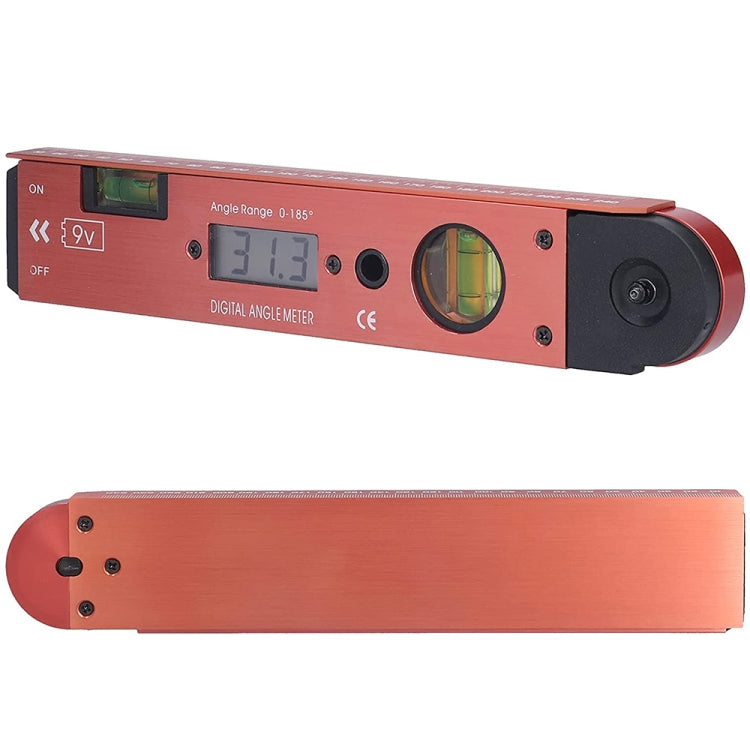 Digitales LCD-Winkelmessgerät mit Wasserwaage