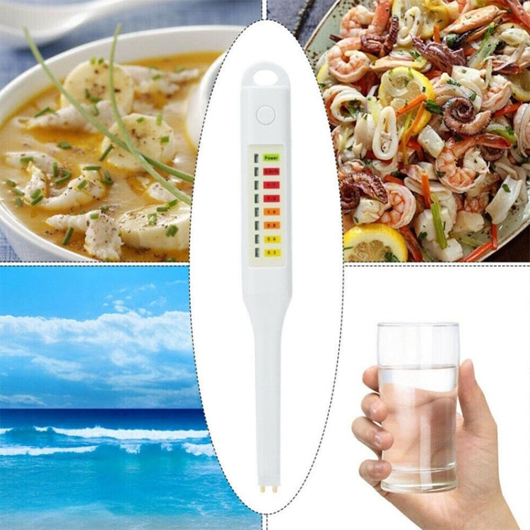 Salzgehalt-Analysegerät Salty Check Lebensmittel-Salzmessgerät Wasserdichter Salztester, NS01