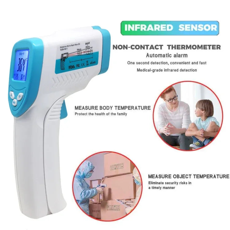 DT8018 Berührungsloses Infrarot-Stirnthermometer, Temperaturbereich: 32,0 °C - 42,5 °C, XE-805B