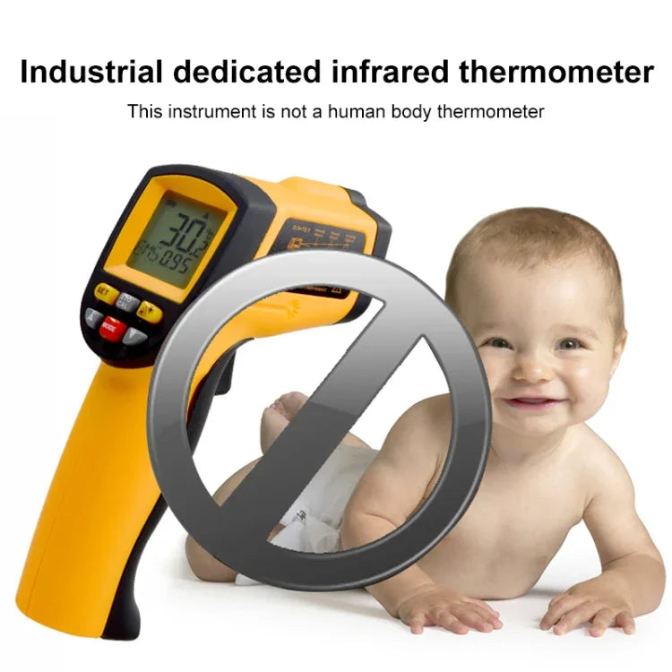 Infrarot-Thermometer, Temperaturbereich: -50 - 700 Grad Celsius, GM700