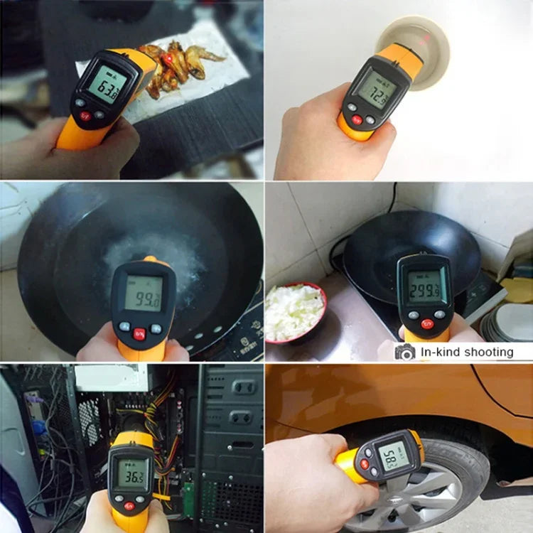 Infrarot-Thermometer, Temperaturbereich: -50 - 700 Grad Celsius, GM700