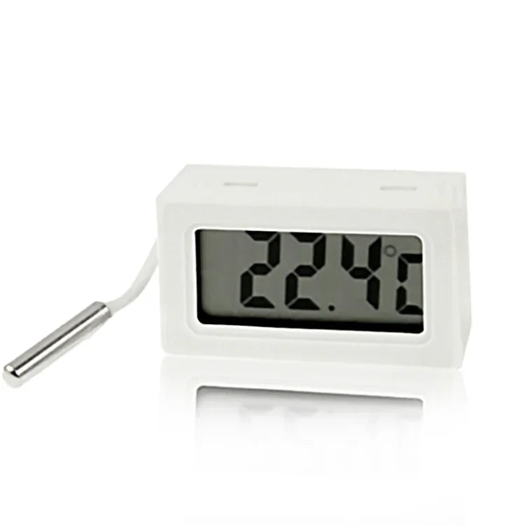 Mini-LCD-Digital-Thermometer für den Innenbereich, Weiß, LCD-Thermometer