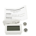 Mini-LCD-Digital-Thermometer für den Innenbereich, Weiß, LCD-Thermometer