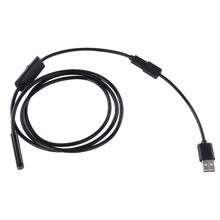 Wasserdichte Micro-USB Endoskop-Schlangenkamera mit 6 LEDs für OTG Android-Handy, Länge: 1m, Linsendurchmesser: 7mm, 7mm
