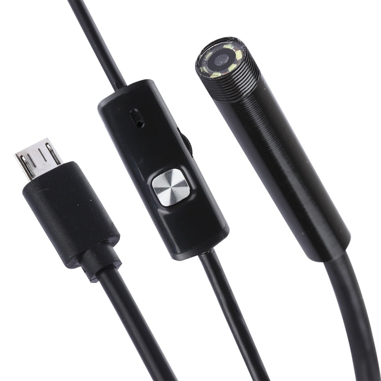 Wasserdichte Micro-USB Endoskop-Schlangenkamera mit 6 LEDs für OTG Android-Handy, Länge: 1m, Linsendurchmesser: 7mm, 7mm