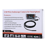 Wasserdichte Micro-USB Endoskop-Schlangenkamera mit 6 LEDs für OTG Android-Handy, Länge: 1m, Linsendurchmesser: 7mm, 7mm