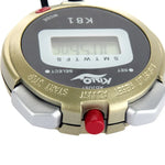 KISLO K81 Stoppuhr Professioneller Chronograph Handheld Digitaler LCD Sportzähler Timer mit Band, K81