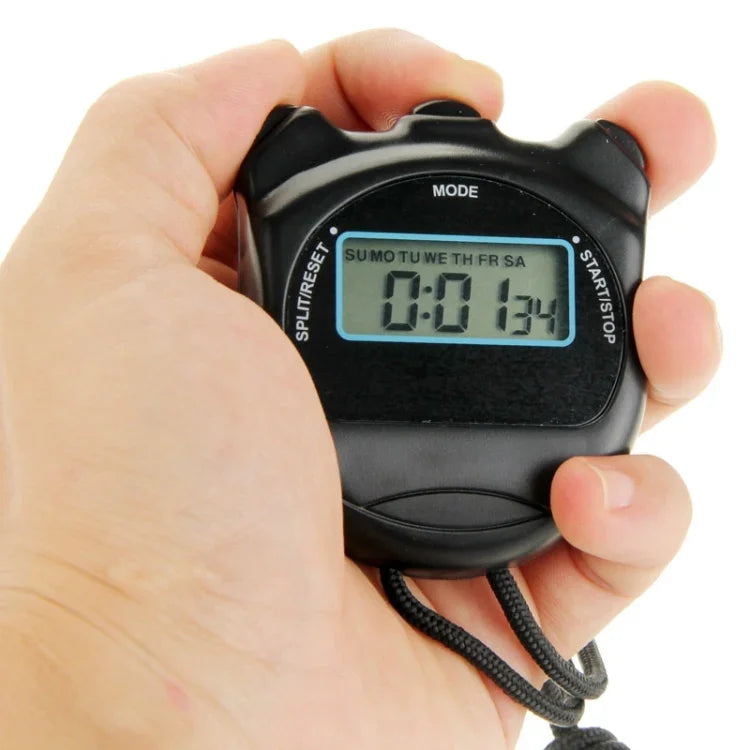 PS50 Stoppuhr Professioneller Chronograph Handheld Digital LCD Sportzähler Timer mit Armband, PS50