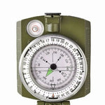 GoldGood DC60-2A Outdoor Multifunktions-Militär-Reise-Geologie-Taschen-Prismen-Kompass mit Leuchtanzeige (Armeegrün), DC60