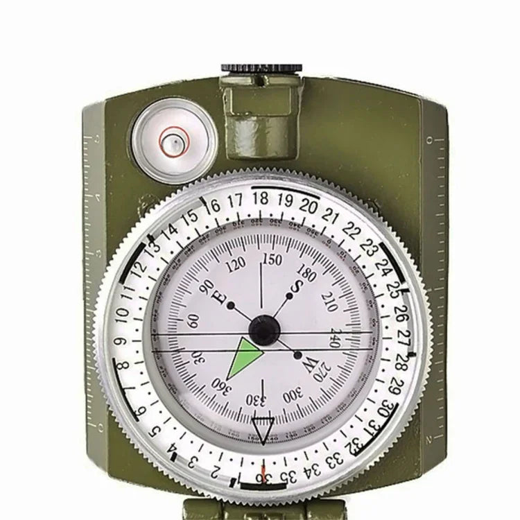 GoldGood DC60-2A Outdoor Multifunktions-Militär-Reise-Geologie-Taschen-Prismen-Kompass mit Leuchtanzeige (Armeegrün), DC60