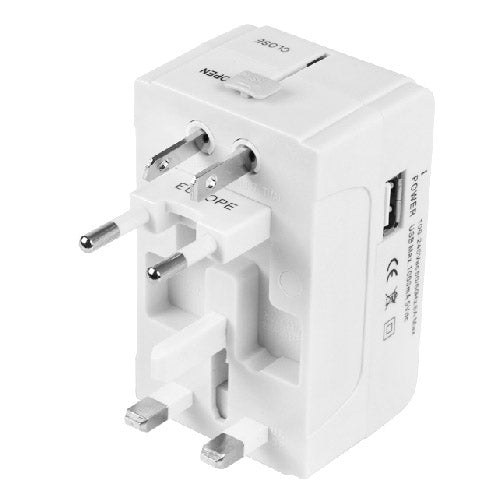 933L 4 in 1 (EU + UK + AU + US Stecker) Universeller USB-Ladegerät-Reiseadapter