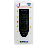 HTC-8 Leuchtendes LCD Digital LED Nachtlicht Thermometer Hintergrundbeleuchtung Hygrometer Feuchtigkeitsmesser, mit Alarm / Datum / Uhr / Kalender, HTC-8