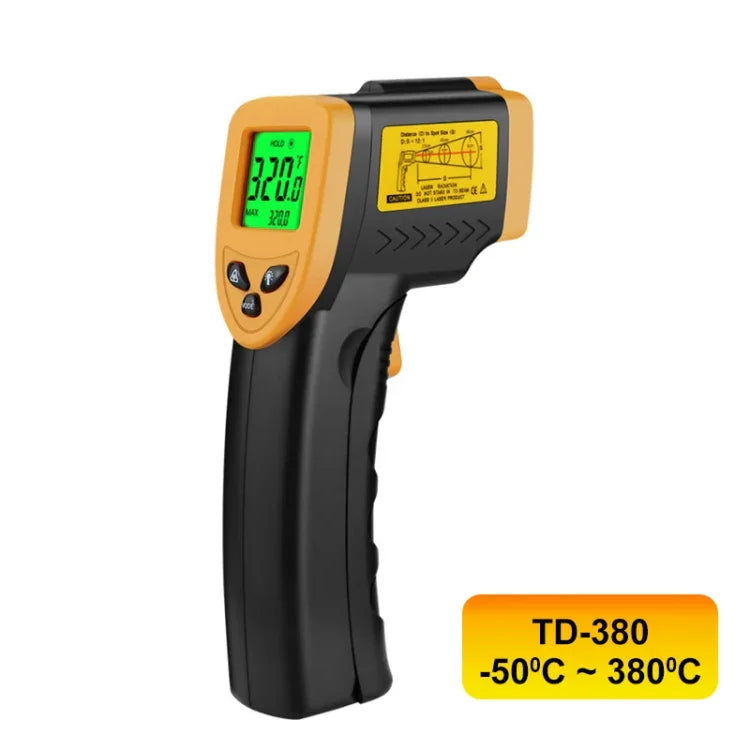 Infrarot-Thermometer, Temperaturbereich: -50 - 380 Grad Celsius (D:S = 12:1), Infrarot-Thermometer