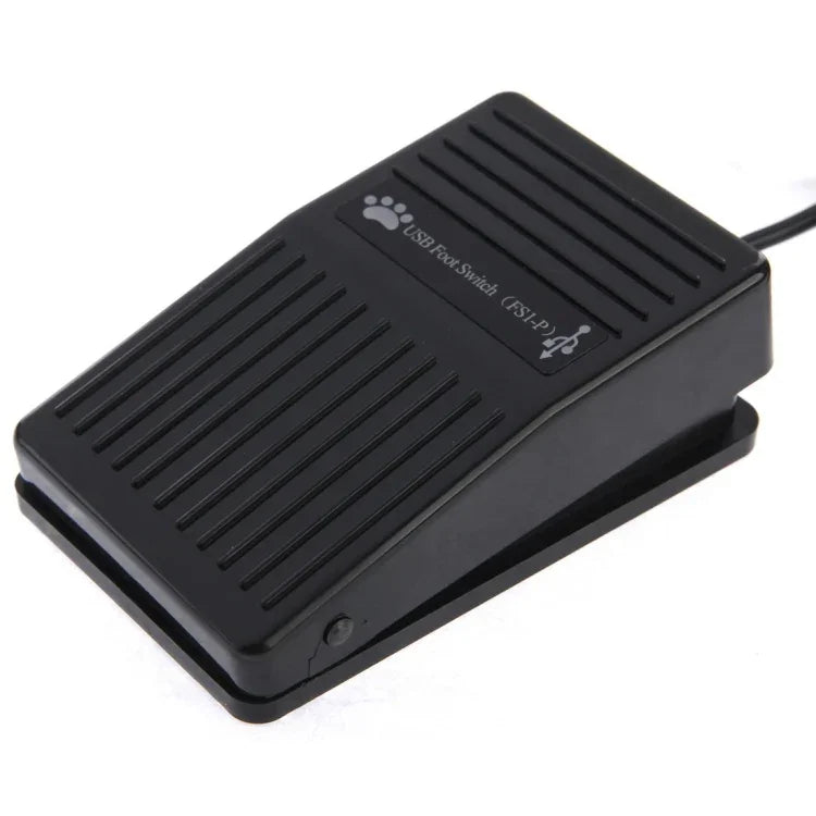 USB-Fußpedal-Steuerschalter, Gamepad-Tastatur-Adapter für Computer, 1 Fußschalter
