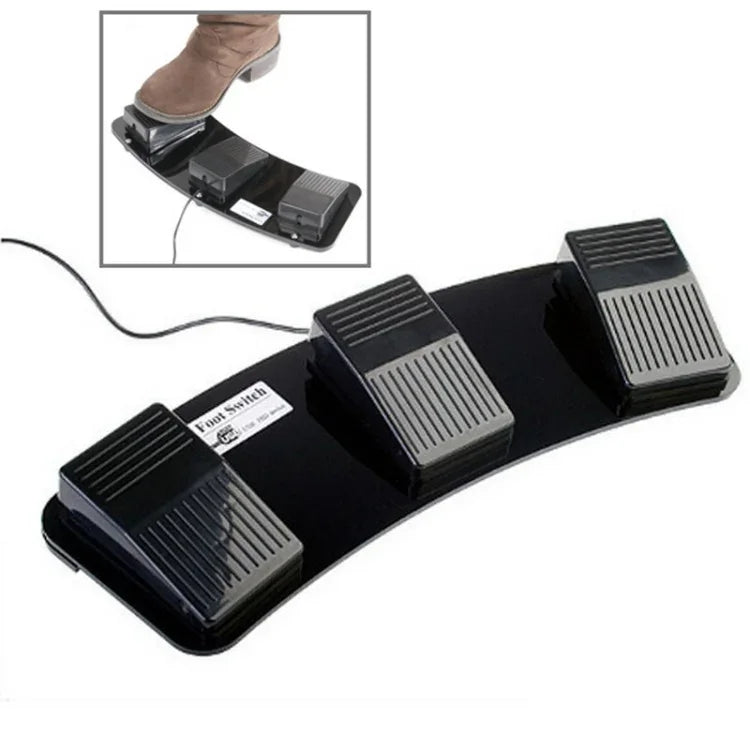 PC-USB-Dreifach-Fußschalter, 2 Fußschalter
