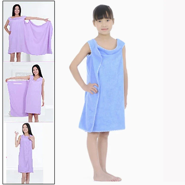 Magic Towel Badetuch Kleidung Strandtuch Kleid für Kinder, Größe: 130 x 60cm, Kinder Handtuch