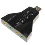2.1-Kanal USB-Soundadapter (Doppeltes USB-Mikrofon, Doppeltes USB-Headset)