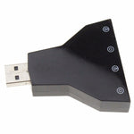 2.1-Kanal USB-Soundadapter (Doppeltes USB-Mikrofon, Doppeltes USB-Headset)