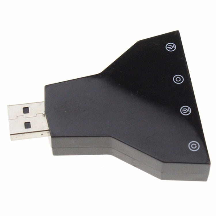 2.1-Kanal USB-Soundadapter (Doppeltes USB-Mikrofon, Doppeltes USB-Headset)