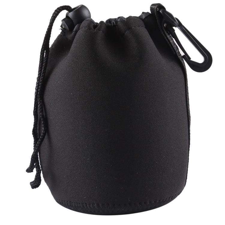 Neopren-Tragetasche für SLR-Kameraobjektive mit Karabinerhaken, Größe: 10 x 14 cm