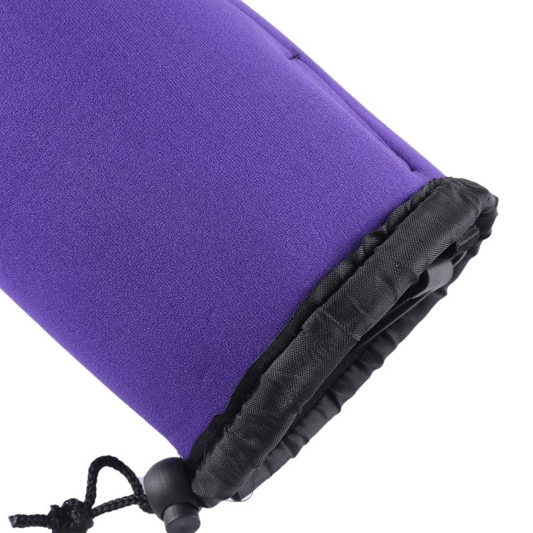 Neopren-Tragetasche für SLR-Kameraobjektive mit Karabinerhaken, Größe: 10 x 22 cm