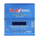 iMAX B6AC 2,6-Zoll-LCD-RC-LiPo-Akku-Balancer-Ladegerät (100–240 V / EU-Stecker), B6AC