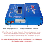 iMAX B6AC 2,6-Zoll-LCD-RC-LiPo-Akku-Balancer-Ladegerät (100–240 V / EU-Stecker), B6AC