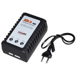 ImaxRC 7,4 V/11,1 V 2S/3S Lithium-Akku für Modellflugzeuge und Drohnen mit intelligentem Balancer und Ladegerät, EU-Stecker