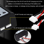 ImaxRC 7,4 V/11,1 V 2S/3S Lithium-Akku für Modellflugzeuge und Drohnen mit intelligentem Balancer und Ladegerät, EU-Stecker