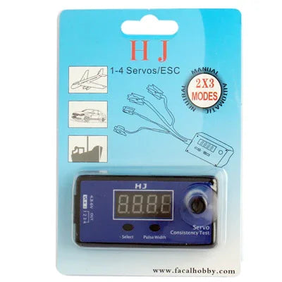 HJ Digitaler Servo-Tester / ESC-Konsistenztester für RC-Helikopter, HJ Digitaler Servo-Tester