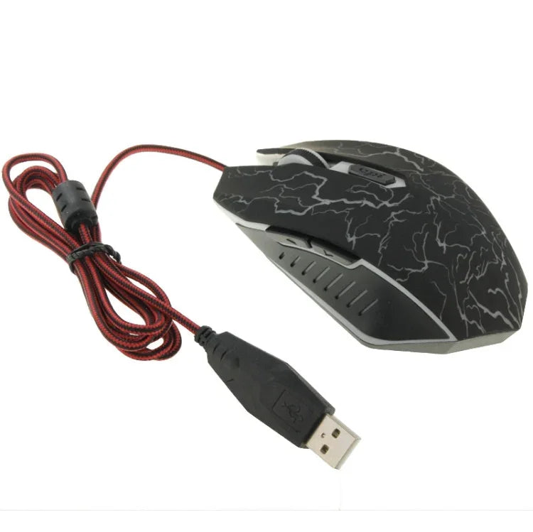 Kabelgebundene optische Magic Gaming-Maus mit USB 6D für Computer, PC und Laptop, USB 6D