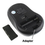 2,4GHz Kabellose Optische Maus mit USB-Empfänger, Plug and Play, Arbeitsreichweite bis zu 10 Metern