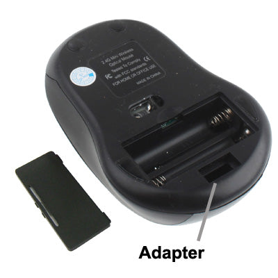 2,4GHz Kabellose Optische Maus mit USB-Empfänger, Plug and Play, Arbeitsreichweite bis zu 10 Metern