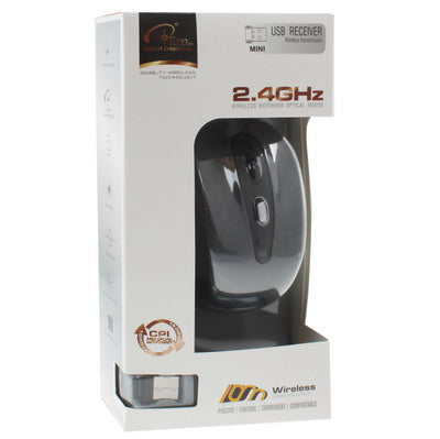 2,4GHz Kabellose Optische Maus mit USB-Empfänger, Plug and Play, Arbeitsreichweite bis zu 10 Metern