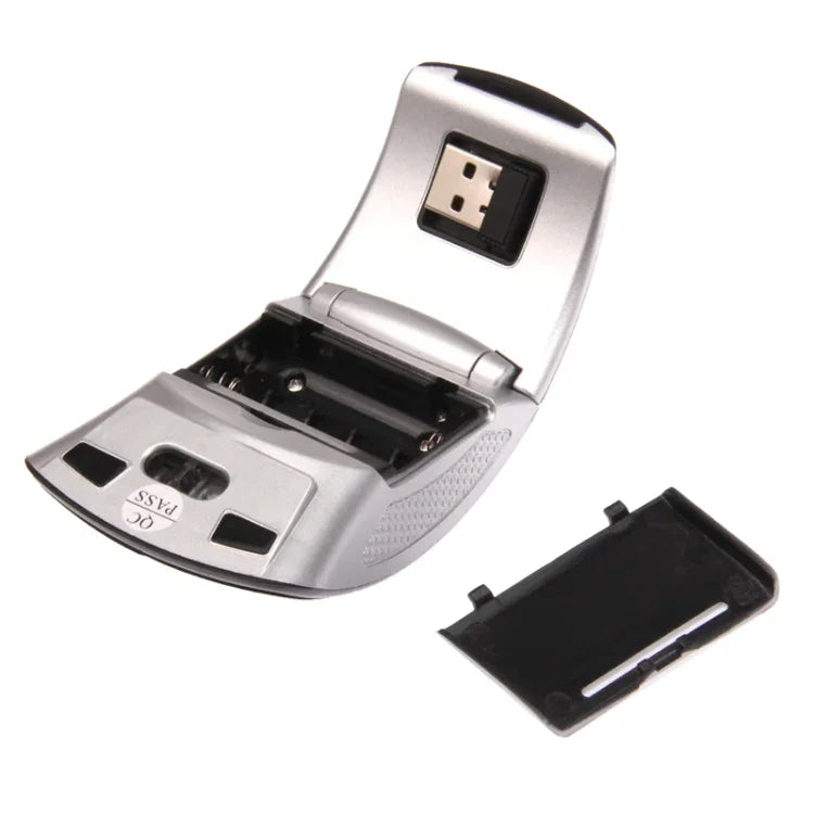 Kabellose optische Maus mit 2,4 GHz, 800-1200-1600 dpi, Snap-in-Transceiver, faltbar, 2,4 GHz (Schwarz), 2,4 GHz (Rot)