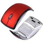 Kabellose optische Maus mit 2,4 GHz, 800-1200-1600 dpi, Snap-in-Transceiver, faltbar, 2,4 GHz (Schwarz), 2,4 GHz (Rot)