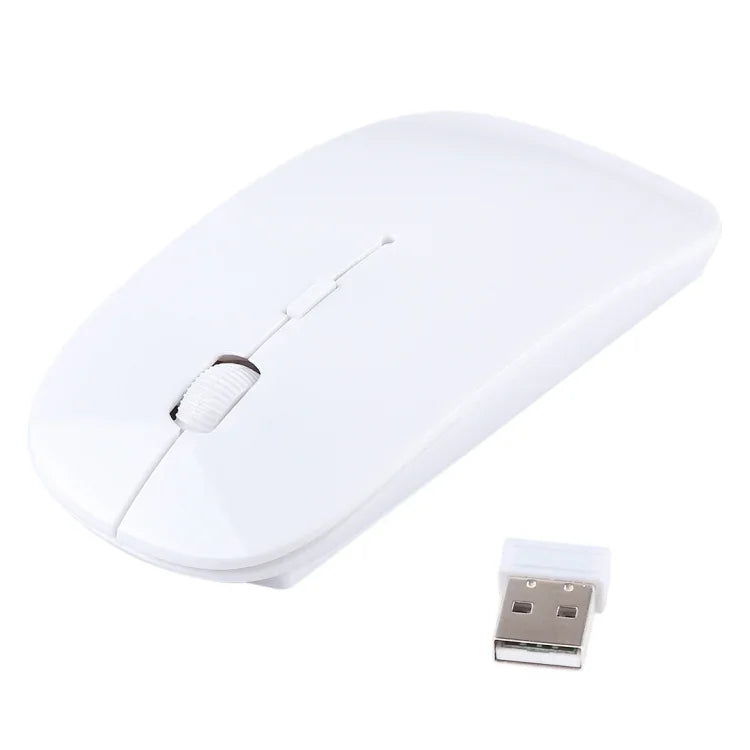 2,4-GHz-Funkmaus mit ultradünnem optischem Laser, USB-Mini-Empfänger, Plug &amp; Play