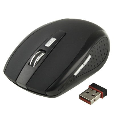 2,4 GHz kabellose optische 6D-Maus mit 800–1600 DPI, USB-Mini-Empfänger, Plug &amp; Play, Reichweite bis zu 10 Meter