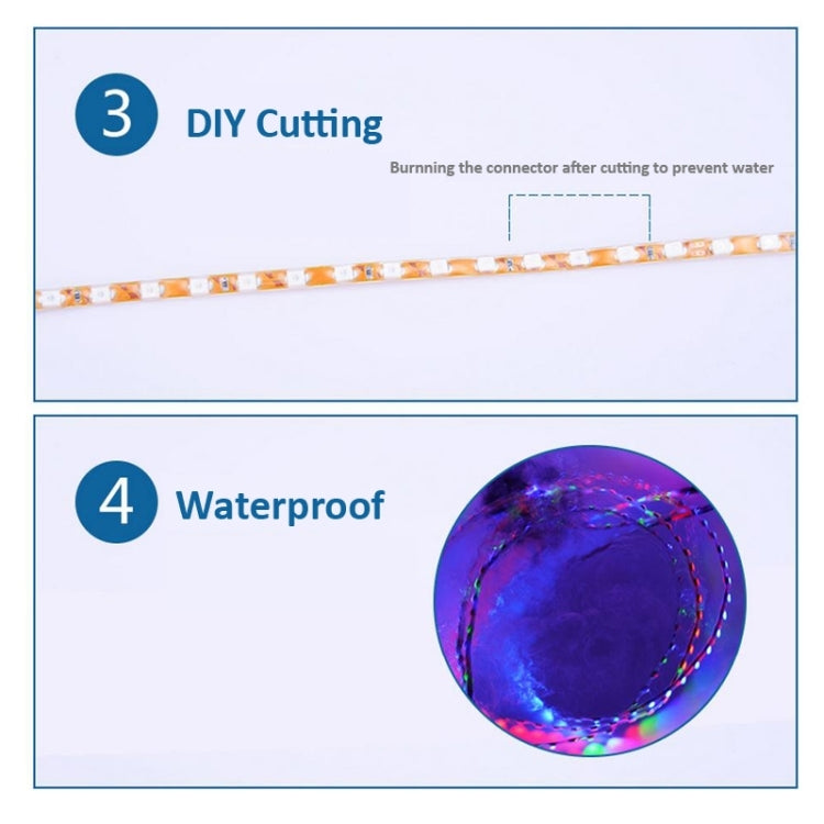 5 PCS Normally-on Style 45 LED 3528 SMD Waterproof Flexible Car Strip Light for Car Decoration, DC 12V, Length: 45cm, 45cm+Dark Blue, 45cm+Green, 45cm+Ice blue, 45cm+Pink, 45cm+Red, 45cm+White, 45cm+Yellow