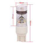 T20 7443 850LM 100W LED  Car Rear Fog / Turn Signals / Daytime Running Light Bulb, DC 12-24V, 7443