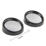 2 PCS SY-022 Car Vehicle Mirror Blind Spot Rear View Small Round Mirror, Diameter: about 5.6cm, SY-022(Black), SY-022