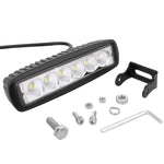 18W 1440LM Epistar 6 LED  Car Work Lamp Bar Light Waterproof IP67, DC 10-30V, DC 10-30V, 1440LM