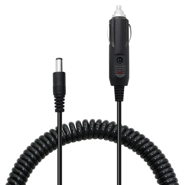 2A 5,5 x 2,1mm DC Netzadapter Stecker Spiralkabel Autoladegerät, Länge: 40-140cm, 5,5 x 2,1mm