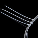 500 PCS 3 x 150mm Self-Locking Nylon Cable Wire Zip Ties, 3mm x 150mm White