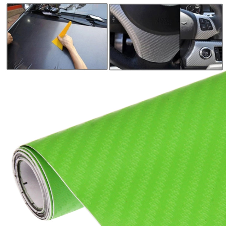Car Decorative 3D Carbon Fiber PVC Sticker, Size: 127cm x 50cm