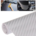 Car Decorative 3D Carbon Fiber PVC Sticker, Size: 127cm x 50cm
